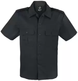 Brandit 1/2 Sleeve US Shirt Short-sleeved Shirt black