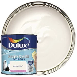 Dulux Easycare Bathroom Jasmine White Soft Sheen Emulsion Paint 2.5L
