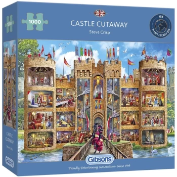 Castle Cutaway Jigsaw Puzzle - 1000 Pieces