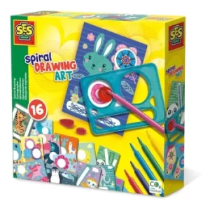 SES CREATIVE Childrens Spiral Drawing Art, Unisex, Five Years and Above, Multi-colour (14031)