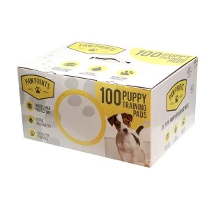 Kingfisher Paw Prints Puppy Training Pads - 100 Pack