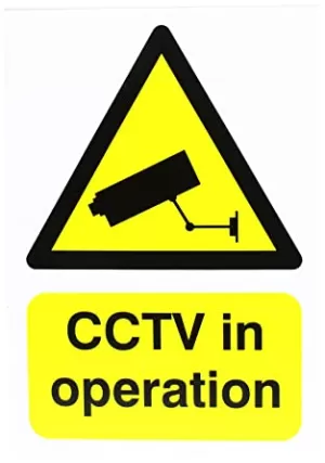 SignsLab A5 Pvc Sign - Cctv in Operation