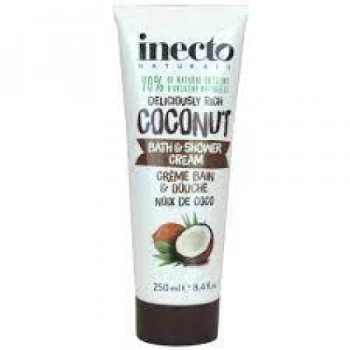 Inecto Naturals Coconut Bath & Shower Cream - 250ml