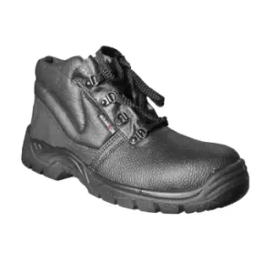 Warrior Mens Steel Toe Chukka Boots (12 UK) (Black)