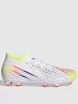 adidas Mens Predator 20.2 Firm Ground Football Boots - White, Size 9.5, Men