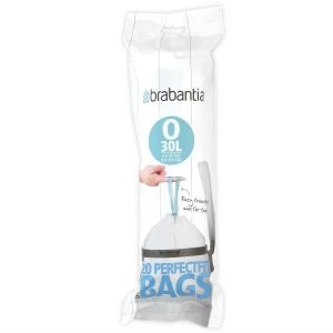 Brabantia PerfectFit Code Q 30L Bin Bags - Pack of 20