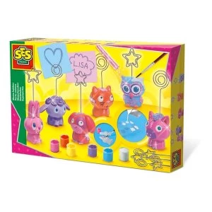 SES Creative - Childrens Memo Holders Casting and Painting Set, 5-12 Years (Multi-colour)