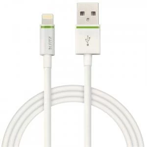 Leitz White Complete Lightning to USB Cable XL 2m 62130001