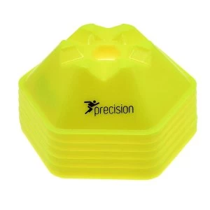 Precision Pro HX Saucer Cones Fluo Yellow: Set of 50