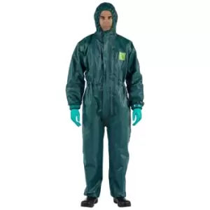Ansell 4000 Ultrasonically Welded & Taped - Model 111 SIZE 7XL Protective Suits - Green