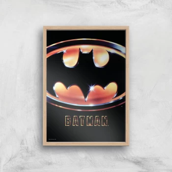 Batman 89 Giclee Art Print - A2 - Wooden Frame