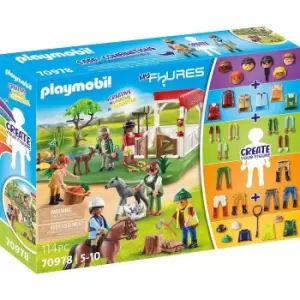 Playmobil 70978 My Figures: Horse Ranch