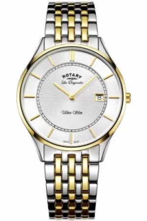 Mens Rotary Swiss Made Ultra Slim Quartz Watch GB90801/02