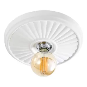 Inlight 300mm Lucena Paintable Ceiling Mount White