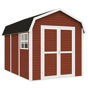 Rowlinson 11 x 8 Dutch Barn - Painted Swedish Red