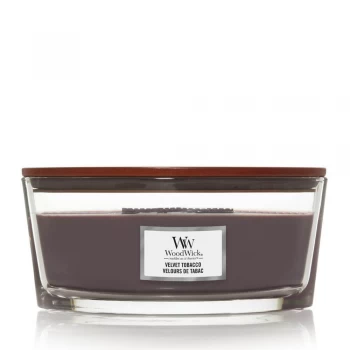 Woodwick Ellipse Jar Candle ; Velvet Tobacco