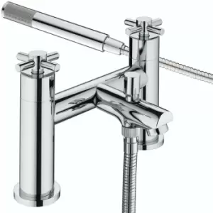 Bristan - Decade Bath Shower Mixer Tap Pillar Mounted - Chrome