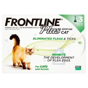 Frontline Plus Flea and Tick Treatment 3S