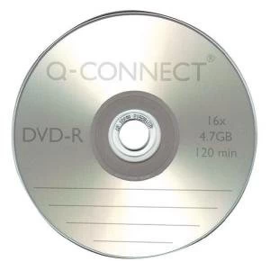 Q-Connect DVD-R Slimline Jewel Case 4.7GB 16x speed DVD-R, 120 minute