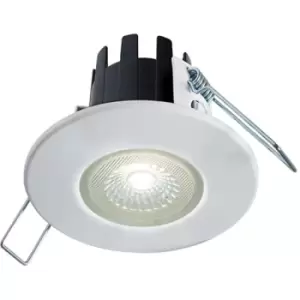 Collingwood Halers H2 Lite T Brushed Steel 4.4W LED Downlight With Terminal Block 55 Degree - Warm White