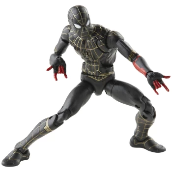 Hasbro Marvel Legends Series Black & Gold Suit Spider-Man 6" Action Figure and Build-A-Figure Part
