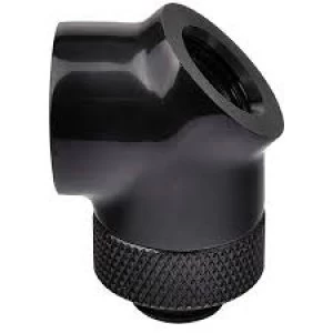 ThermalTake Pacific 90 Degree Rotary Fitting - Black