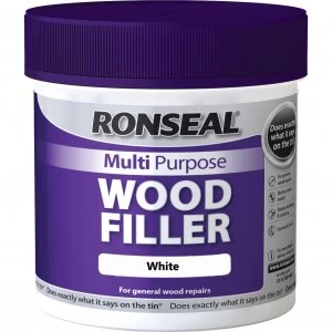 Ronseal Multi Purpose Wood Filler Tub White 465g