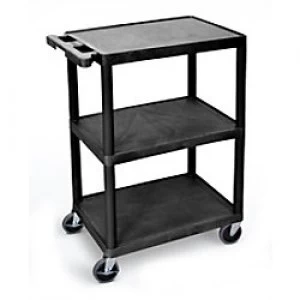 GPC Shelf Trolley Black Lifting Capacity Per Shelf: 50kg 458mm x 840mm x 610mm