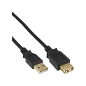 InLine USB 2.0 Extension Cable Type A male / female, gold plated,...