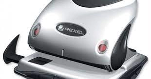 Rexel P225 Robust Metal 2-Hole Punch Silver/Black - Capacity 25 x 80gsm