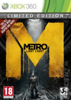 Metro Last Light Limited Edition Xbox 360 Game