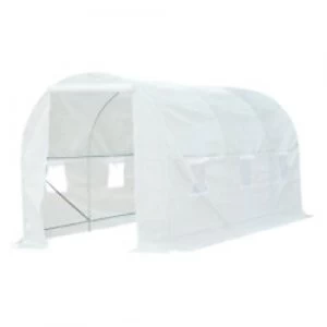 OutSunny Greenhouse White Water proof Outdoors 1550 mm x 390 mm x 150 mm