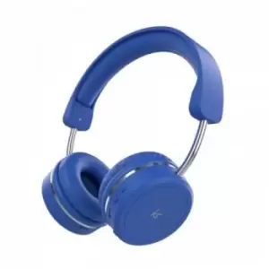 KitSound Metro X Headset Wireless Head-band Calls/Music Bluetooth Blue