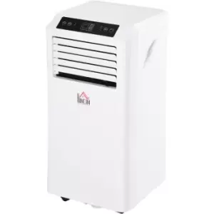 9000BTU/10000BTU Mobile Air Conditioner w/ rc Cooling Sleeping Mode Portable White 10000BTU - White - Homcom