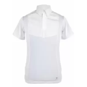 Aubrion Mens Short-Sleeved Competition Shirt (L) (White)