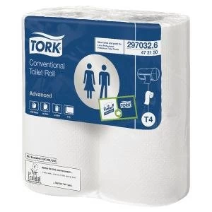 Tork Conventional Toilet Roll 2-Ply 320 Sheets Pack of 36 100320