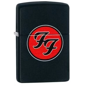 Zippo Foo Fighters Logo Black Matte Finish Windproof Lighter