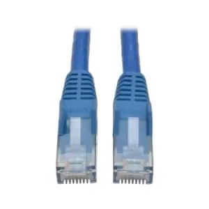 Tripp Lite N201-015-BL Cat6 Gigabit Snagless Molded (UTP) Ethernet Cable (RJ45 M/M) Blue 15 ft. (4.57 m)