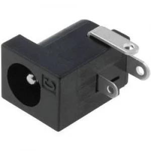 Low power connector Socket horizontal mount 6.3mm 2.1 mm