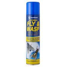 PestShield Pest Shield Fly and Wasp Killer Aerosol 300ml - wilko