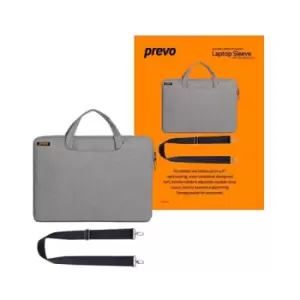 PREVO LB001 notebook case 39.6cm (15.6") Sleeve case Grey