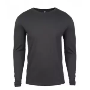 Next Level Mens Long-Sleeved T-Shirt (XL) (Gunmetal Grey)