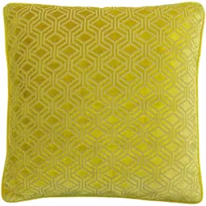 Paoletti Avenue Cushion Cover (One Size) (Ochre Yellow)