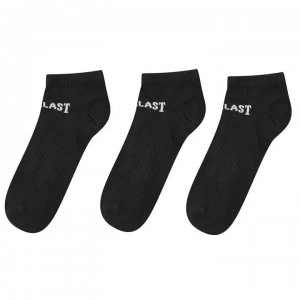 Everlast 3 Pack Trainer Socks Ladies - Black