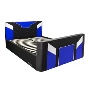 X Rocker Cerberus Double Side Lift Ottoman TV Gaming Bed, Blue