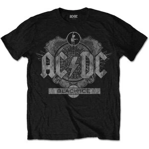 AC/DC - Black Ice Unisex Small T-Shirt - Black