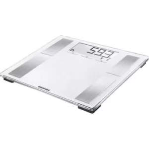 Soehnle Shape Sense Connect 100 Analytical scales Weight range 180 kg Grey, Metal Incl. Bluetooth