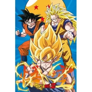 Dragon Ball Z 3 Gokus Maxi Poster
