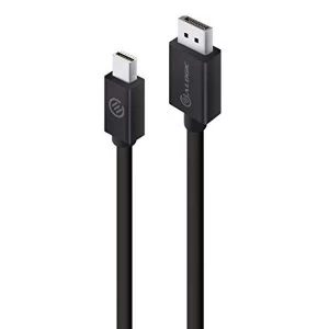 ALOGIC Mini DisplayPort to DisplayPort Cable, Mini DP to DP Male to Male, Supports 4K@60Hz - 1M