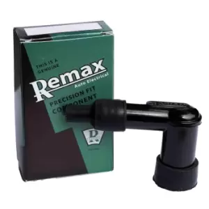 Remax RLB05E Elbow 90&#176; Resistor Spark Plug Cap 5K Ohm Black Replaces LB05E
